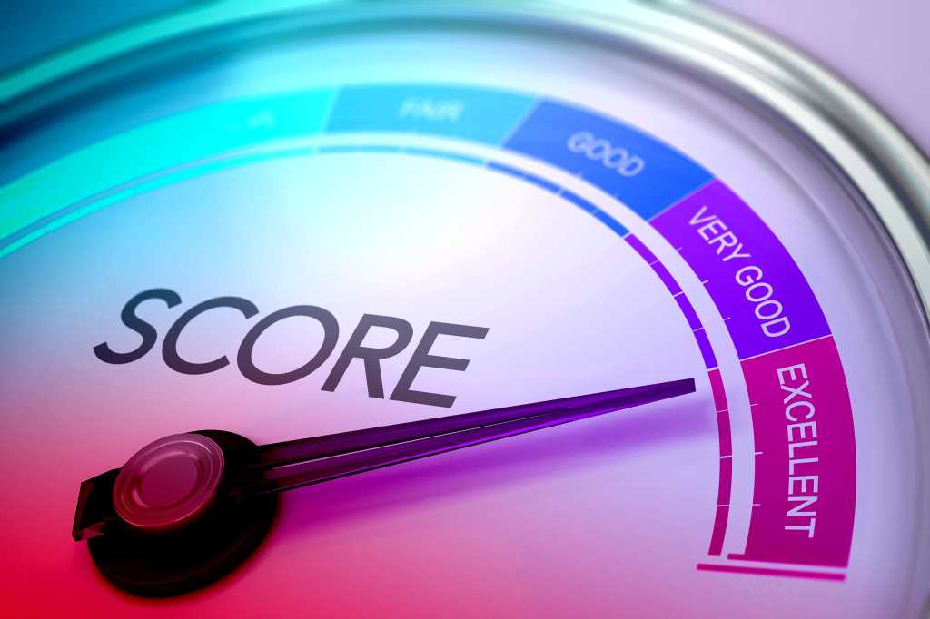 Score gauge > Excellent